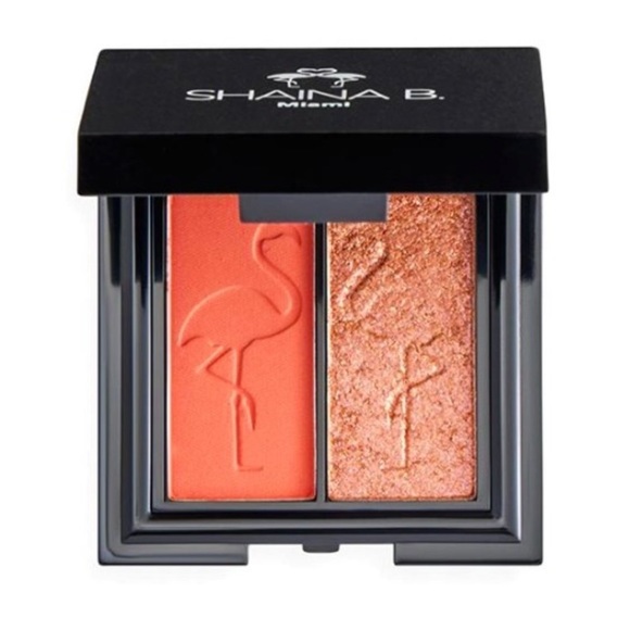 NEW Shaina B. Pink gold Eyeshadow Duo in B. Free - Picture 2 of 5